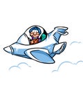 Airplane amaze pilot sky cartoon