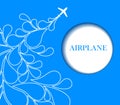 Airplane background