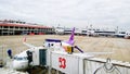 Airplane in bangkok airports