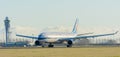 Airplane China Southern Airlines B-5965 Airbus A330-300 is taking off at Schiphol airport.