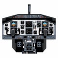 Airplane Cockpit Dashboard Vector Illustration Royalty Free Stock Photo