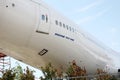 Corendon Boeing 747 in hotel garden