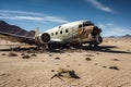 Airplane Crash in a Deserted Area