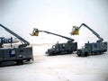 Airplane Deicing Operations v2 Royalty Free Stock Photo