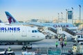 Airplane at Doha airport