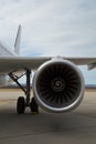 Airplane engine turbine
