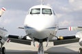 Airplane Front Royalty Free Stock Photo