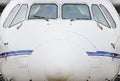 Airplane Front View Royalty Free Stock Photo