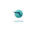 Airplane icon. Air ticket booking logo template. Logo concept of navigator, loukost, airport, booking tickets, Rent, travel applic