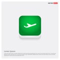 Airplane icon Royalty Free Stock Photo