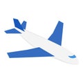 Airplane icon isometric vector. Passenger plane icon