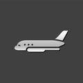 Metallic Icon - Airplane