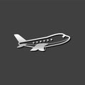 Metallic Icon - Airplane