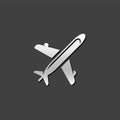 Metallic Icon - Airplane