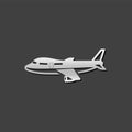 Metallic Icon - Airplane