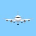 Airplane icon vector aviation illustration