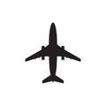 Airplane - icon vector illustration. Aircraft concept sign. Air transport abstract symbol. Graphic design element.