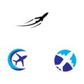 Airplane icon vector illustration design