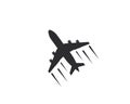 Airplane icon vector illustration design Royalty Free Stock Photo