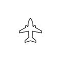 Airplane icon vector illustration design