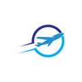 Airplane icon vector illustration design