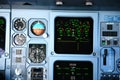 Airplane instruments Royalty Free Stock Photo