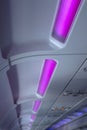 Airplane interior lighting