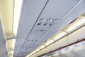 Airplane Interior Overhead Royalty Free Stock Photo