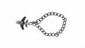 airplane keychain isolated on white Royalty Free Stock Photo