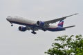 Airplane landing at Saigon Airport SGN Royalty Free Stock Photo