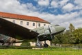 Airplane Li-2 at open air museum of SNP in Banska Bystrica, Slovakia