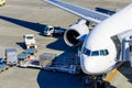 A airplane Loading on cargo.