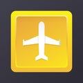 Airplane mode icon. Vector illustration decorative design Royalty Free Stock Photo