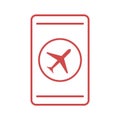 Airplane mode symbol