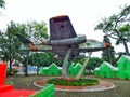 Airplane monument in Canoas RS Brasil