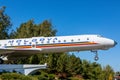 Airplane monument in Chisinau. Royalty Free Stock Photo