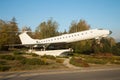 Airplane monument in Chisinau Royalty Free Stock Photo