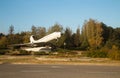 Airplane monument in Chisinau Royalty Free Stock Photo