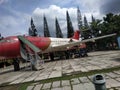 airplane monument at the Owabong tourist attraction