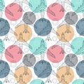 Airplane pattern background