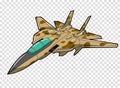 Airplane Png Transparent background airfighter with desert camo body color variation Royalty Free Stock Photo