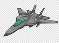 Airplane Png Transparent background airfighter with grey blue body color variation Royalty Free Stock Photo