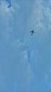 Airplane, quiet flight, fly higher, blue sky, sky photo Royalty Free Stock Photo