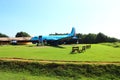 The airplane restaurant in the area Koggala Royalty Free Stock Photo