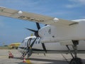 Airplane in Rhodes Greece