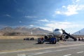 Airplane at RodrÃÂ­guez BallÃÂ³n International Airport. Arequipa. Peru