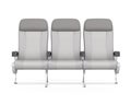 Airplane Seats Isolated Royalty Free Stock Photo