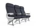 Airplane Seats Isolated Royalty Free Stock Photo