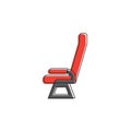Airplane seats vector icon symbol isolated on white background Royalty Free Stock Photo