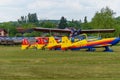 Airplane shows at Hangariada aeronautical festival